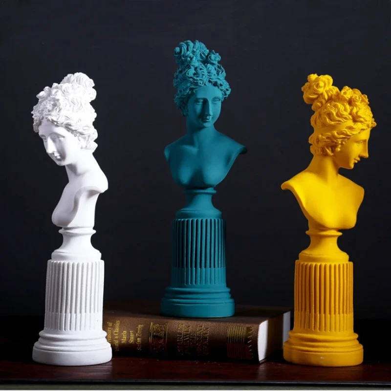 

Goddess Statues Living Room Home Office Bar Art Lady Character Sculpture Window Creative Portrait Decoration Girls Gifts