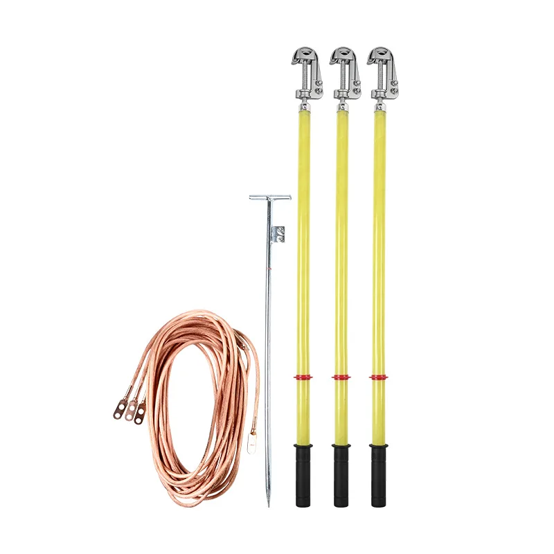 CX monkey head grounding rod high voltage and low voltage 10kv35kv power grounding wire set