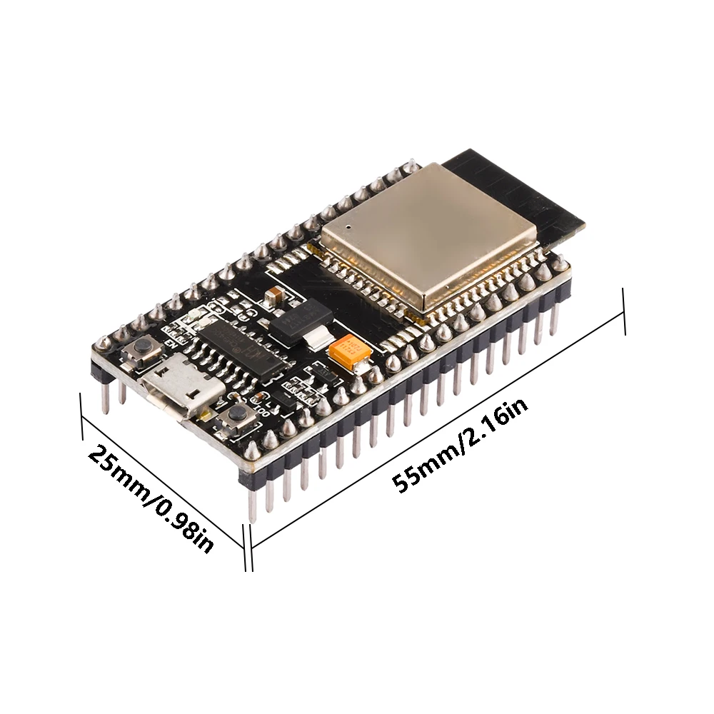 ESP32-DevKitC Core Board MICRO USB ESP32 Development Board ESP32-WROOM-32E CH340 Driver Chip WIFI+Bluetooth-compatible