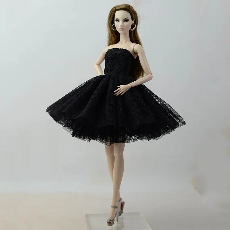 Sweet Pink Fashion Ballet Dress For Barbie Doll Outfits Party Dress Gown Vestidoes Clothes For Barbie Dolls 1/6 Doll Accessories