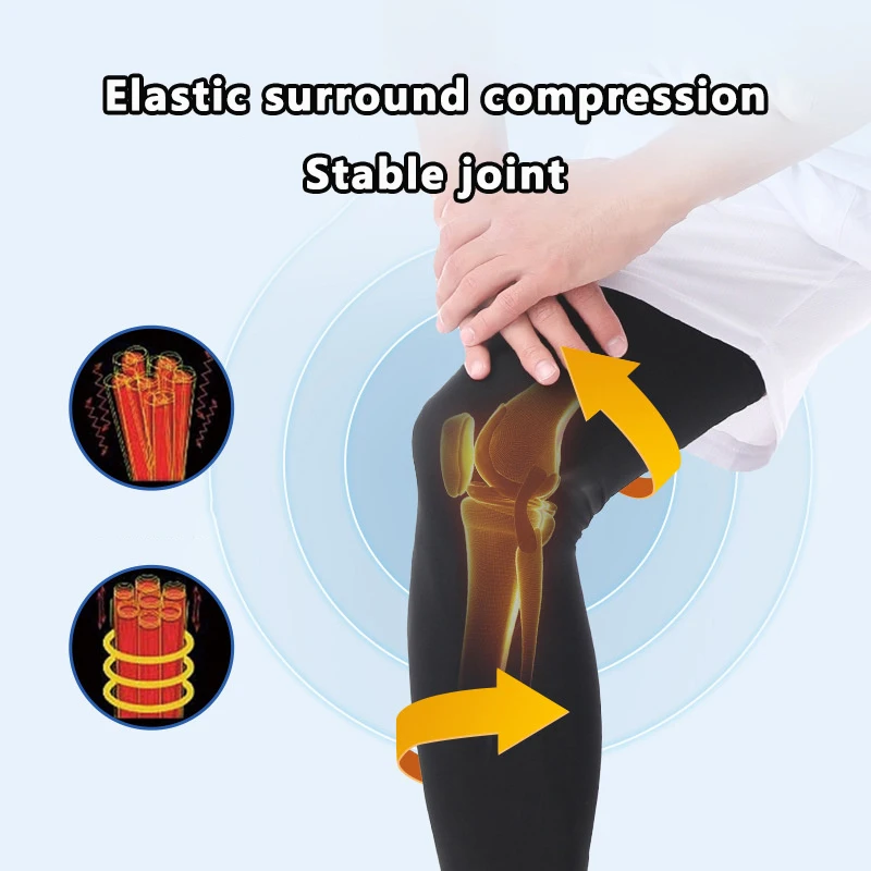 1Pc Full Leg Sleeves Long Compression Leg Sleeve Knee Sleeves Protect Leg, For Man Women Basketball Cycling Football Running