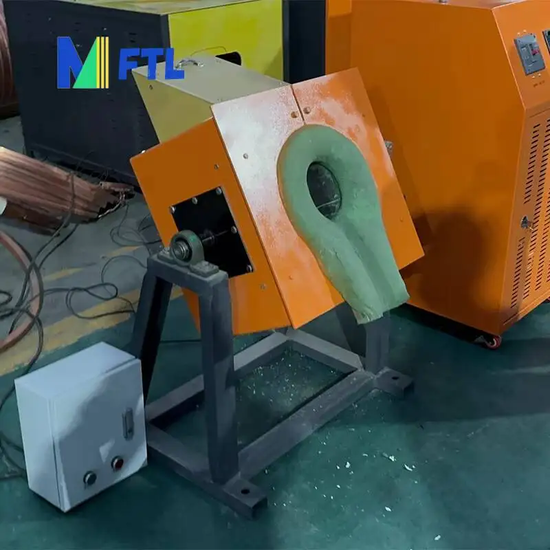

Stainless Steel Induction Furnace With Pump And Motor, Industrial Metal Melting Machine, 1.0Kg-500Kg Capacity, Water-Cooled