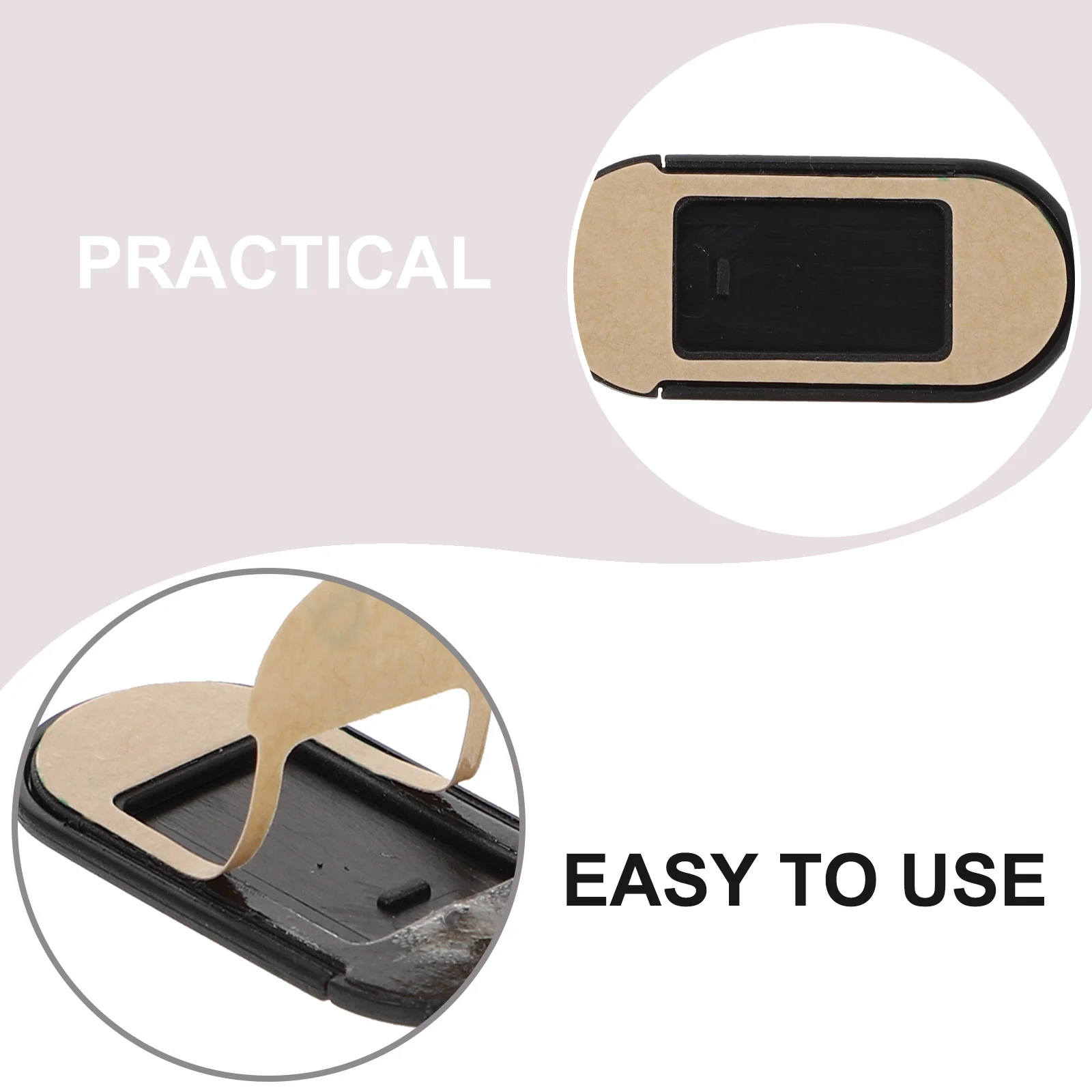 

3Pcs Webcam Privacy Covers Decorative Lightweight Practical for Computers Cellphones Tablets Web Camera Lens Covers