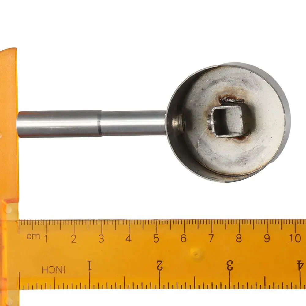Stainless Steel Lever Handle with Hot and Cold Color Button 42mm Water Tap Handle Shower Handle Replacement Bathroom
