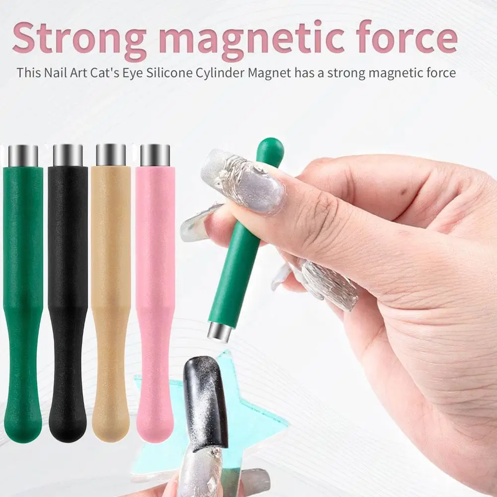 Nail Art Cat Eye Magnet Super Strong Thick Strip Magnet Cat Eyes Magnet For Nail Gel Polish 3D Multi-Function Manicure Tool