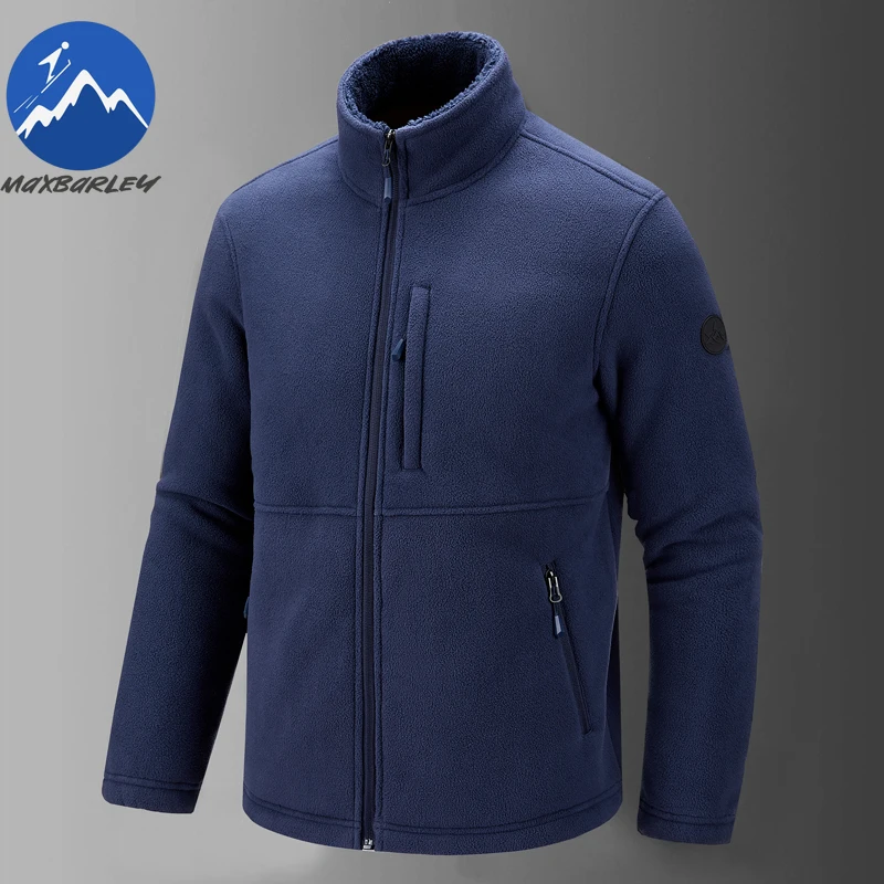 Maxbarley Men Winter Jacket Stand Collar Outdoor Work Warm Windproof Cotton Coat Hiking Comfortable Warm Winter Mens Clothes