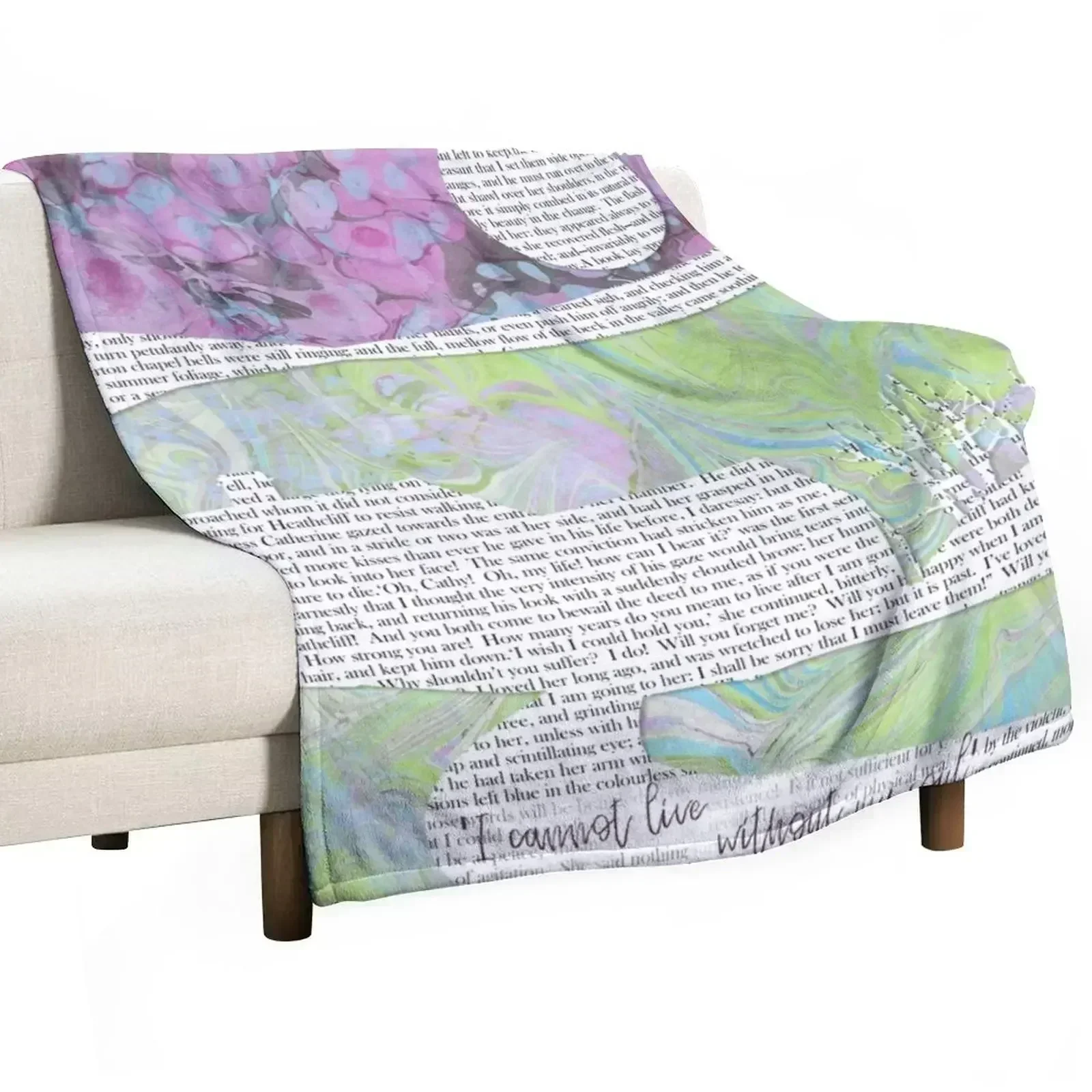 

New Wuthering Heights I Cannot Live Without my Soul Throw Blanket Decoratives Blankets For Baby Thins Blankets