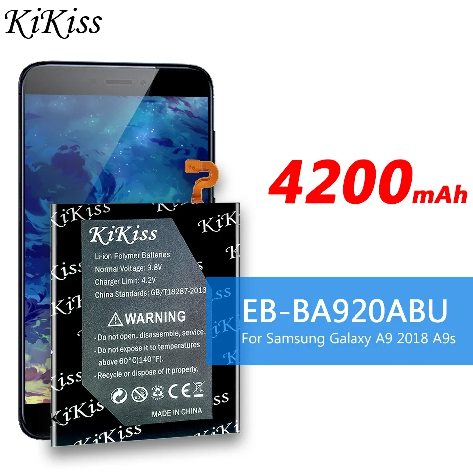 

Аккумулятор на 4200 мА · ч для Samsung Galaxy A9 2018 Star Pro version A9s EB-BA920ABU A9200