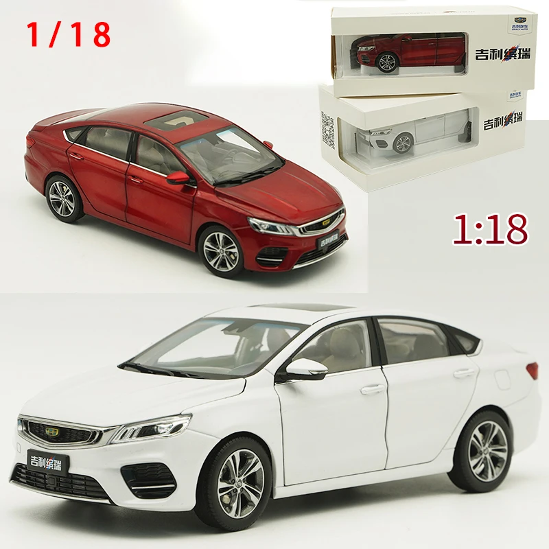 Flaw Bargain Price Diecast Model Car 1/18 Scale Geely Alloy Car Model Collection Toys for Boys Gif Souvenir Special Disposal