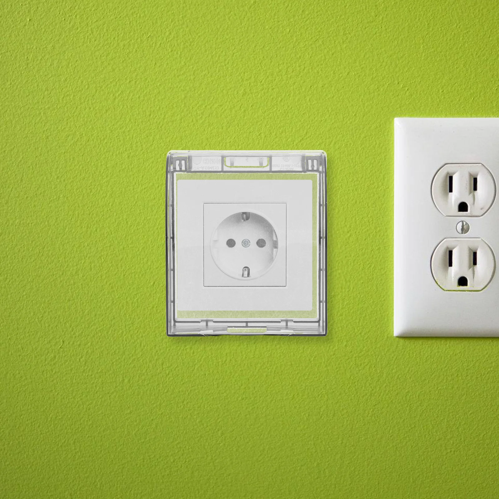 Waterproof Outlet Cover For Outdoor Electrical Box Weatherproof Socket Protector Dust Resistant Kitchen Wall Plug Cover