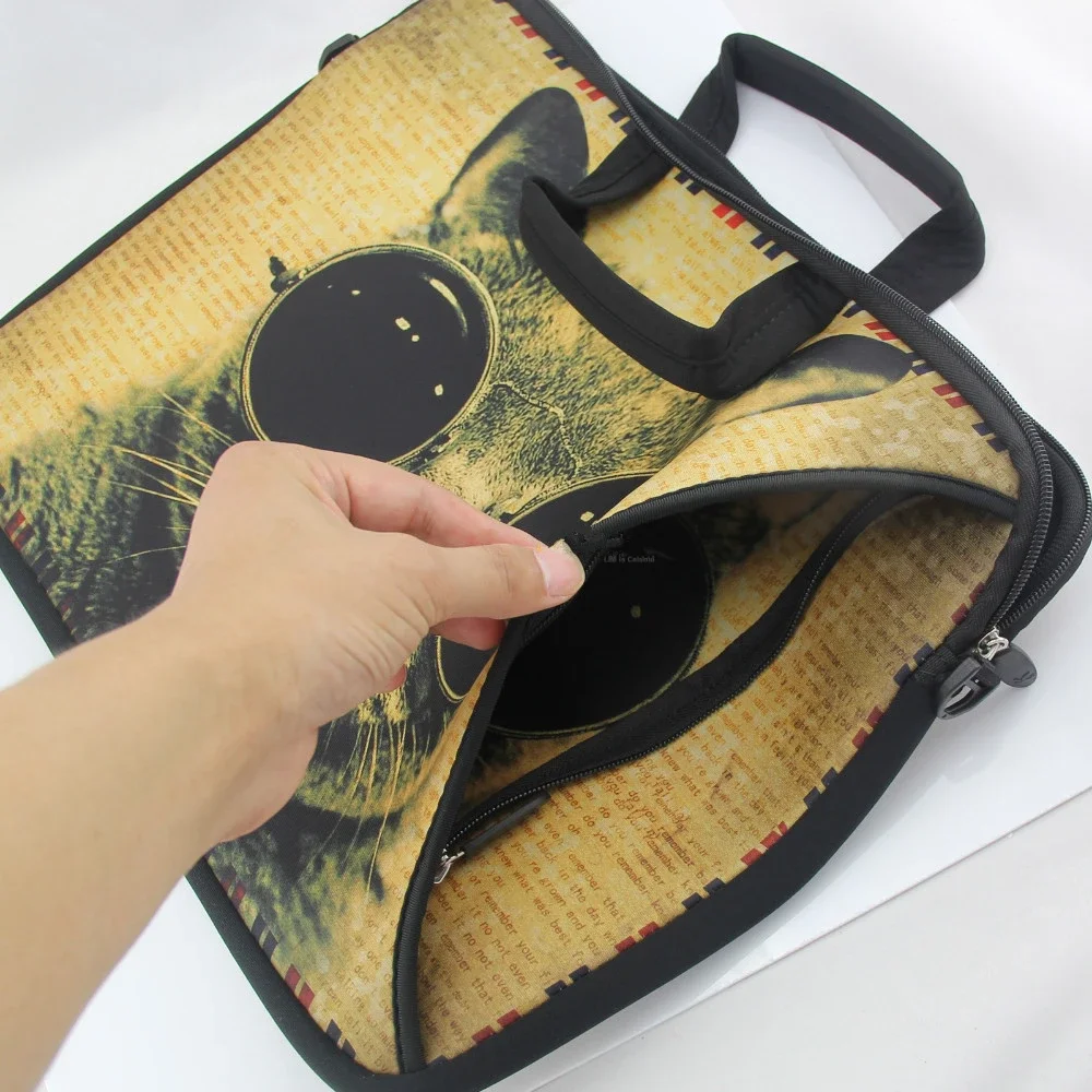 Laptop Bag Sleeve Case Shoulder HandBag Computer pouch Cover For 13 14 15 15.6 17.3 inch Macbook Air Pro HP Huawei Asus Dell