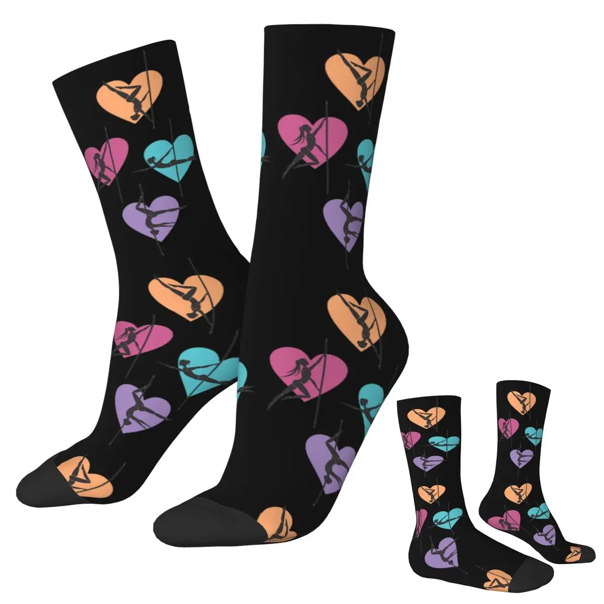 

Pole Dance Socks Harajuku High Quality Stockings All Season Long Socks Accessories for Unisex Christmas Gifts