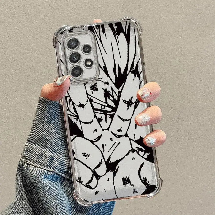 

Hot Dragon Ball Case for Samsung Galaxy A16 A51 A52 A13 A35 A15 A21s A56 A26 A53 A14 A24 A55 A34 A23 A54 A33 A25 A36 Clear Cover