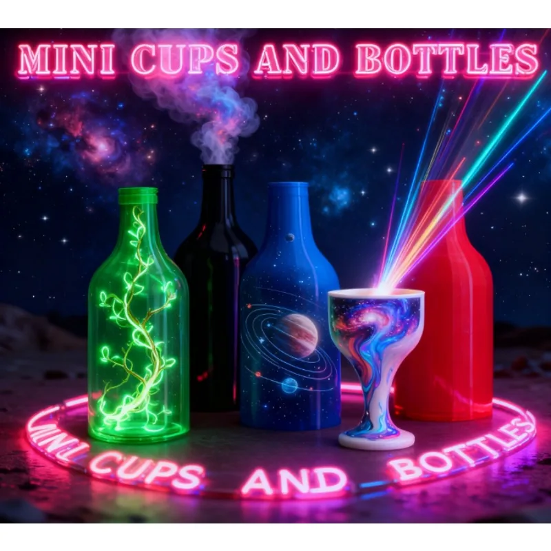 

Классический волшебный набор мини-чашек и шариков — портативный размер для сцены и крупным планом, легкие фокусы для начинающих и профессионалов