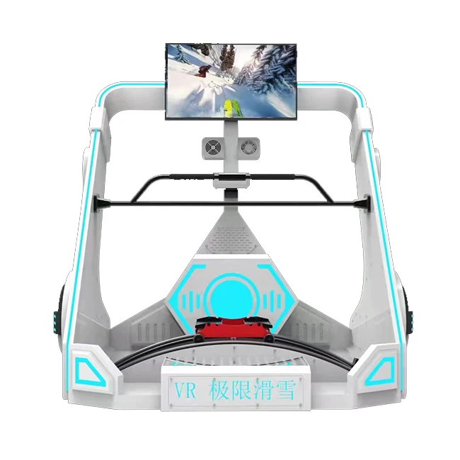 9D Vr Game Machine Skiën Simulator Dynamische Simulator Indoor Ski Simulator 9D Vr Ski Machine