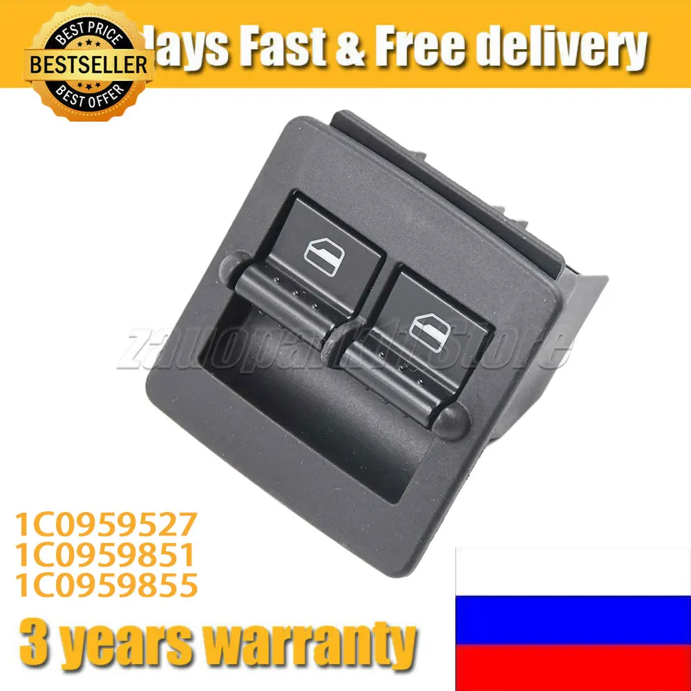 1C0959855 Electric Main Window Switch Button For Volkswagen Beetle 1998-2010 1C0959527