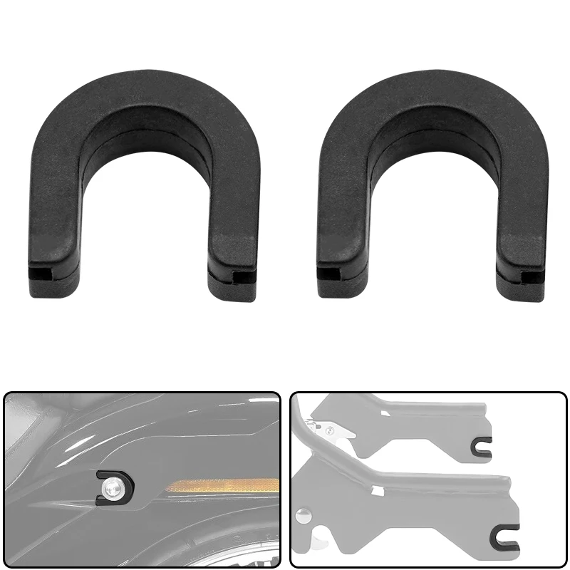

Motorbike Sissy Luggage Rack Backrest Side Panel Mounting Bracket Grommet For Harley Softail Slim Street Bob Deluxe 2018-UP