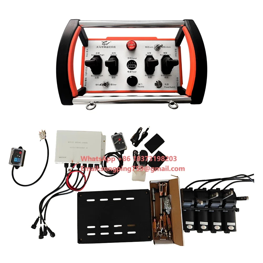 Self-learning Operation Path Wireless Crane Truck Remote Control for Crane Repair