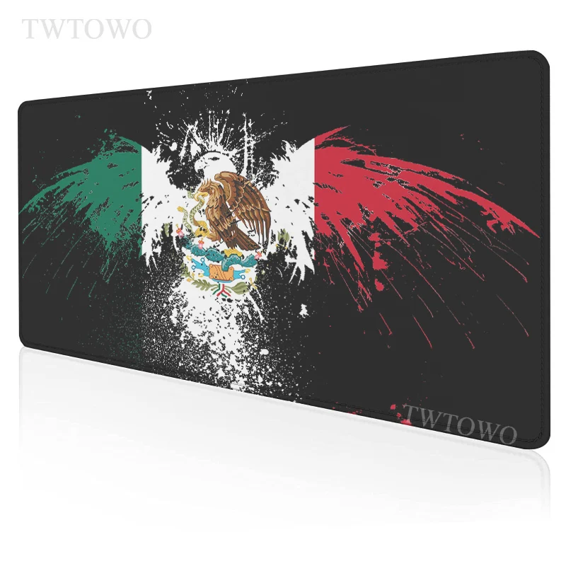 Mexico Flag Mouse Pad Gamer Custom HD MousePads Anti-slip Laptop Natural Rubber Soft Carpet Mouse Mat Desktop Mouse Pad