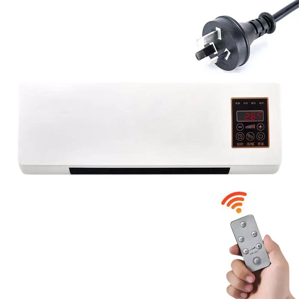 Wandmontage draagbare airconditioner en afstandsbediening Multifunctionele airconditioner Draagbare wandairconditioner voor thuiskantoor