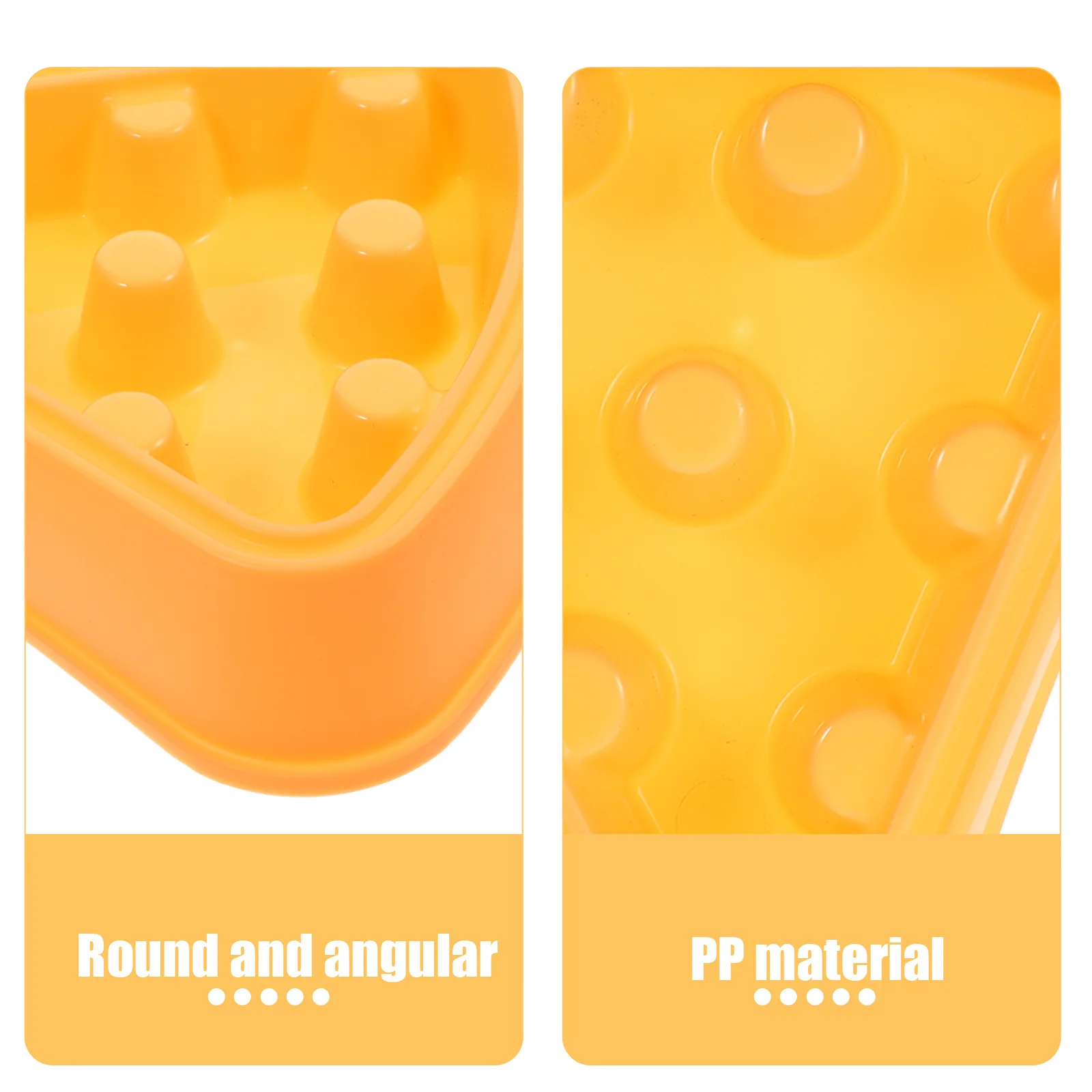 

2Pcs Pet Slow Feeder Bowl Cartoon Pizza Design Large Capacity Dog Feeding Bowl Safe Indoor Pet Food Container Dog Accessory