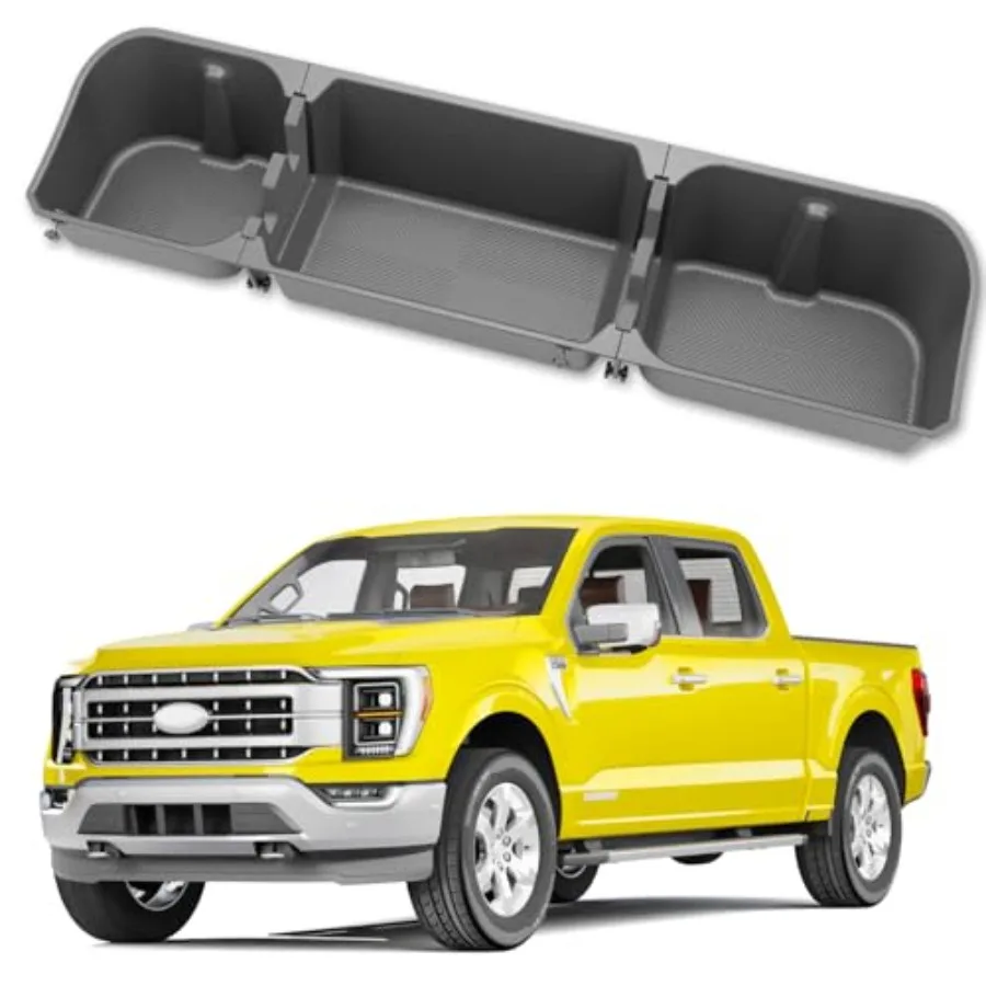 

Ящики для хранения под сиденья для Ford F-150 F150 SuperCrew Cab 2015-2026, Ford F-250 F-350 F-450 F-550 Super Duty 2017-2026, улучшенная версия
