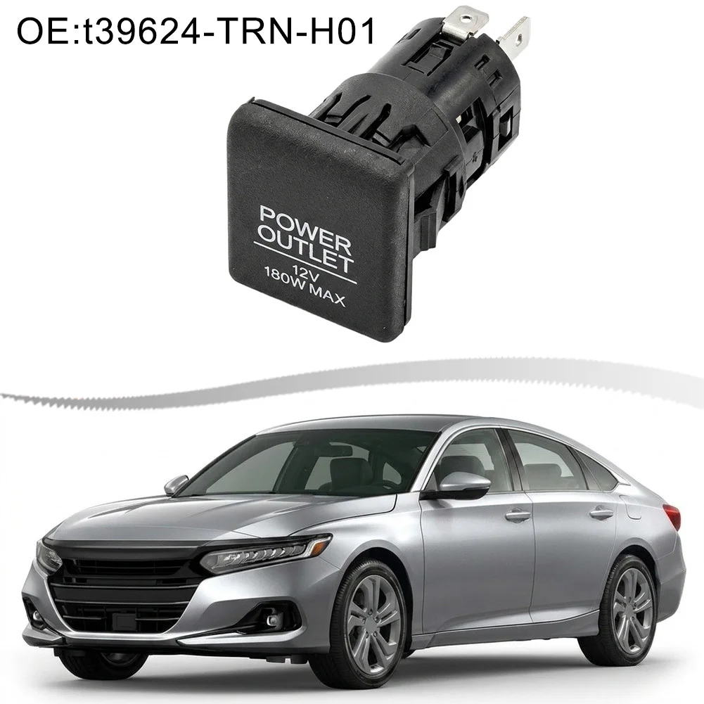 Power Socket Outlet 39624-TRN-H01 12V 180W With Ring Assembly For Honda Accord 2018-22 CR-V 2018-21 Car Interior Electrical