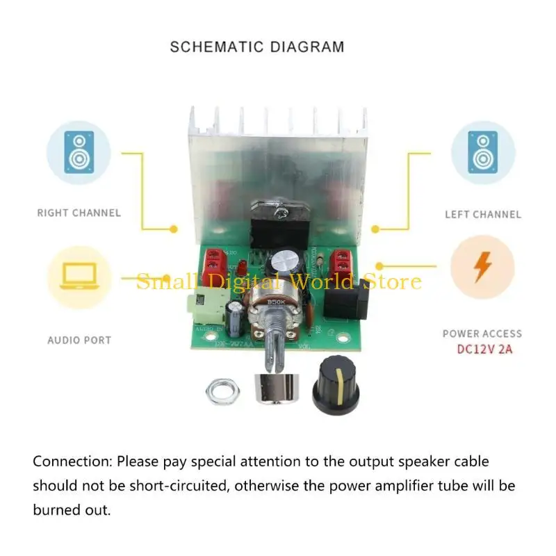 77UB DC12V TDA7266 POTENCIA CHIP AMPLIFICADOR POWER AMPLIFICADOR Módulo DX-7266