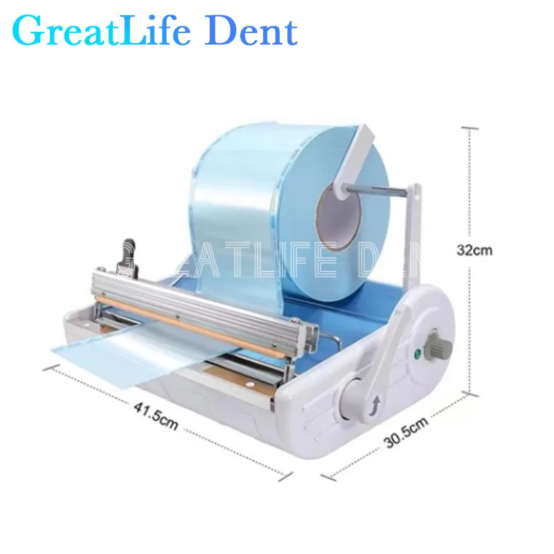 

GreatLife Dental Sterilization Bag Sealer Universal Heat-Sealing Machine High-Temperature Fabric Tape & Blade Handle Accessories