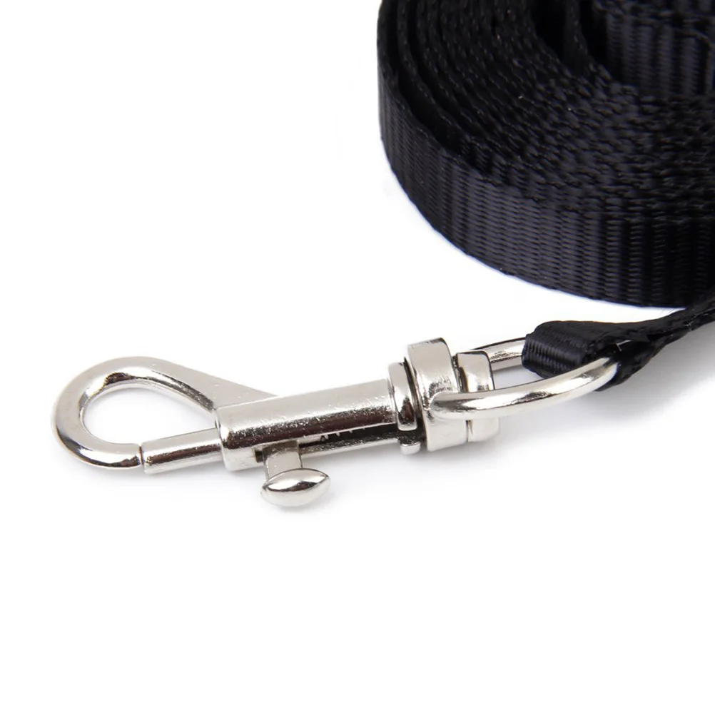 

Pet Cat Harness and Leash Black Nylon Adjustable Safety Strap Kitten Collar Secure Snap Buckle Traction Rope Cat Collar