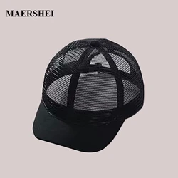 Maershei Sport Cap Short Brim Baseball Cap Mesh Breathable Hats for Women Men Outdoor Visor Cap Casual Snapback Hats Gorras