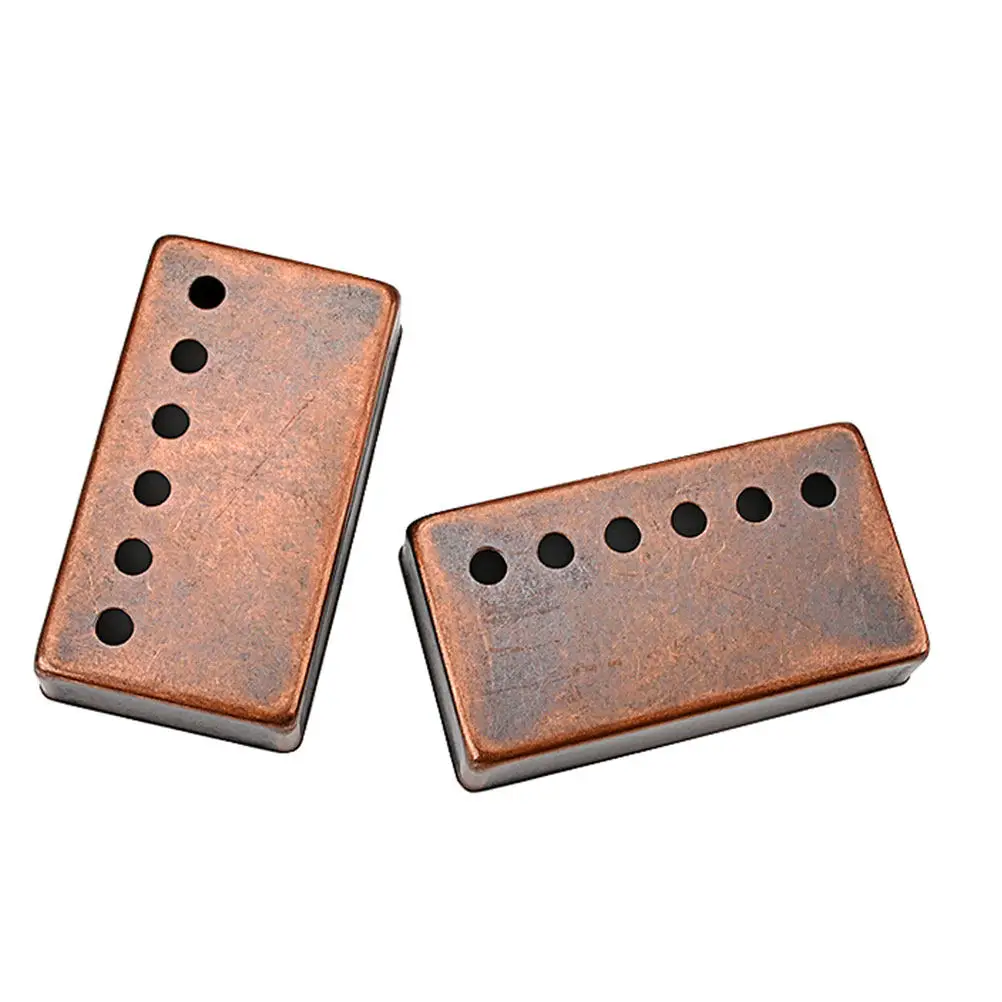 2Pcs Guitar Pickup Covers Metal Protective Covers Breathable Heat Dissipation for Electric Guitar Pickup Cover