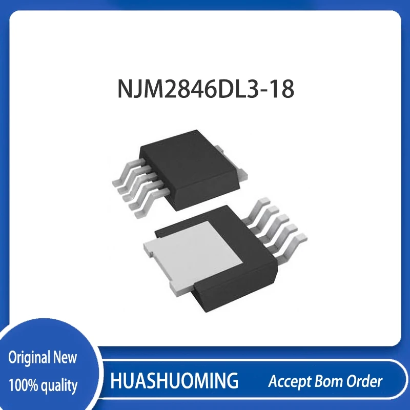 10Pcs/Lot  NJM2846DL3-18  846180  TO-252-5    NJM2845DL1-05 45500  TO-252