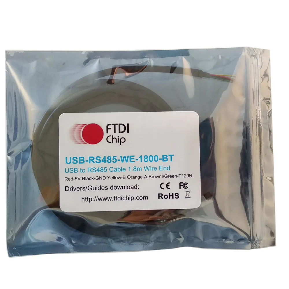 FT232R USB-RS485-WE-1800 FTDIUSBRS485CABLES do DMX BMS PLC Serwonapędów/kontrolerów Program Konfiguracyjny
