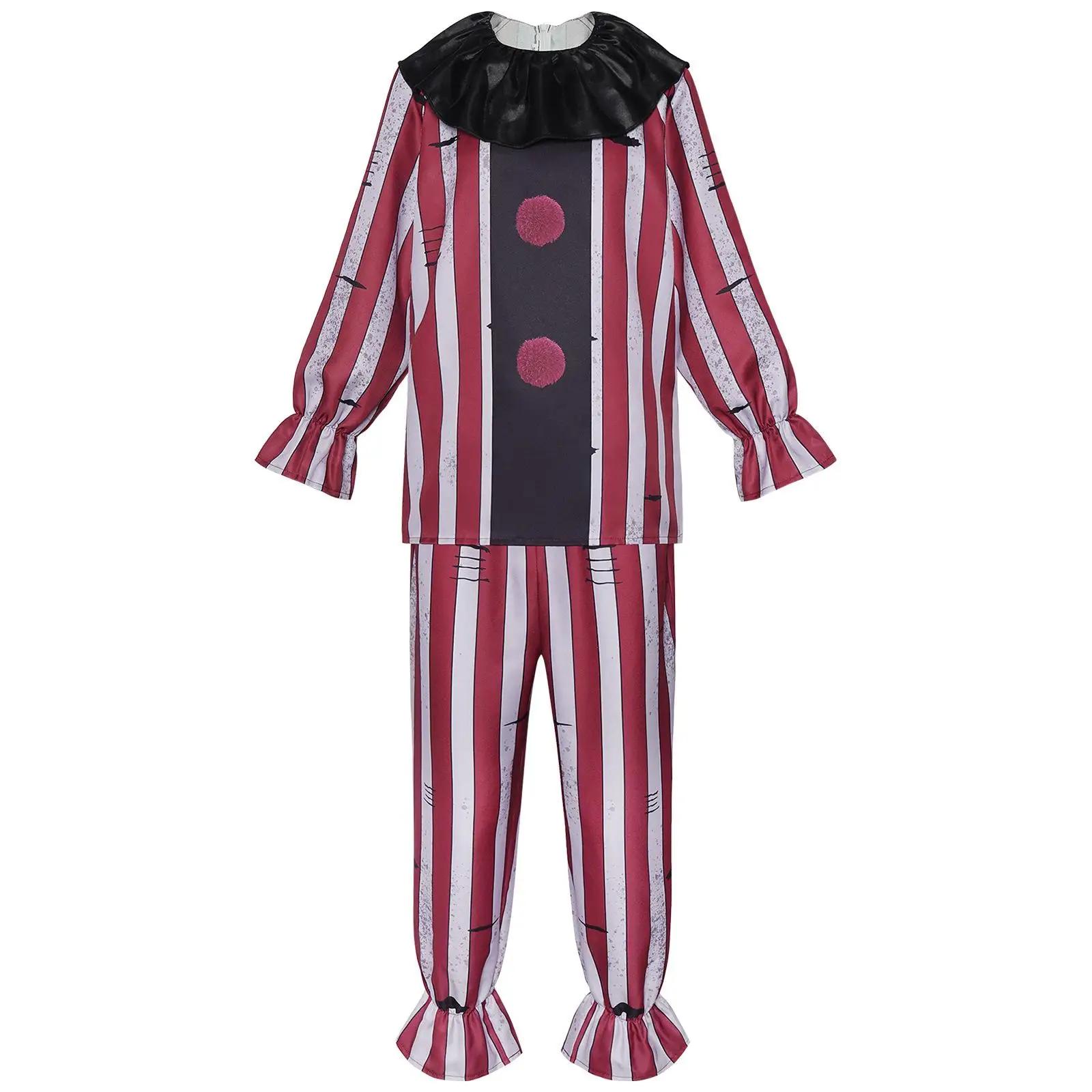 

Хэллоуин клоун сценический костюм женский традиционный этнический сценический костюм 2025 весеннее новое поступление без бренда