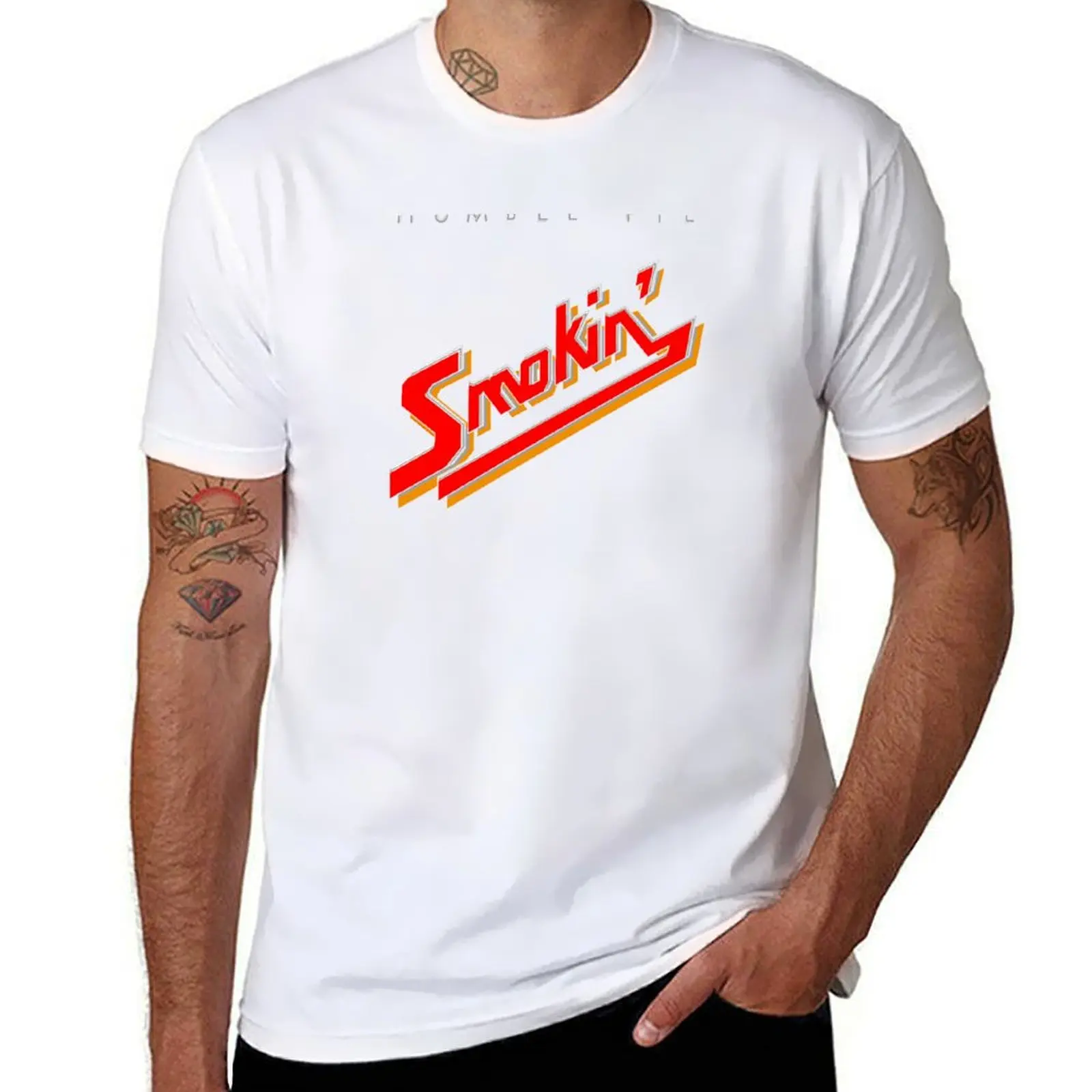 

Humble Pie: Smokin’ T-Shirt man t shirt luxury cotton t shirt man T-Shirt
