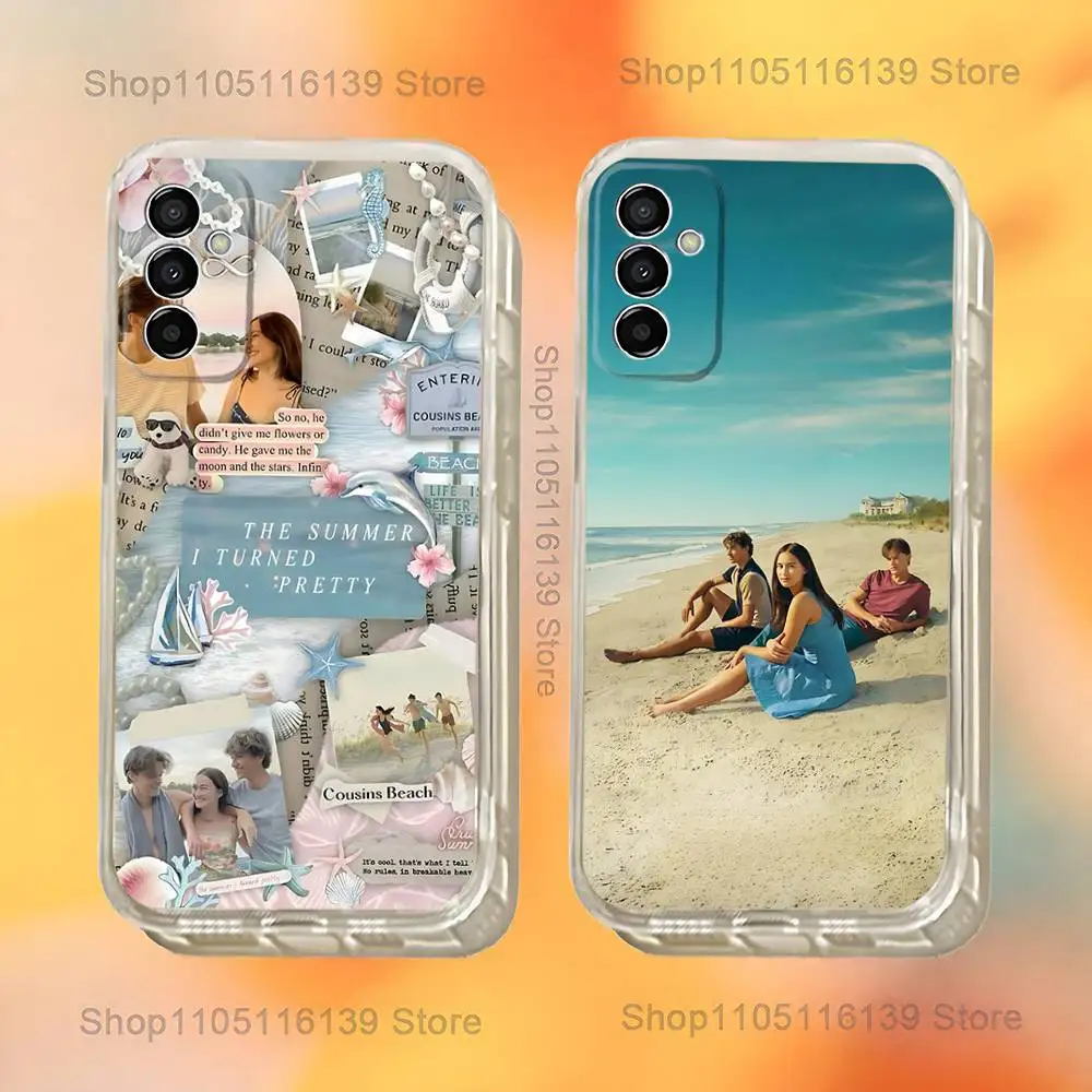 

The Summer I Turned Pretty Phone Case For Samsung S24,30,21,22,23,20 FE,lite,PIus,Ultra,5G,Note,9,10 Transparent Cover