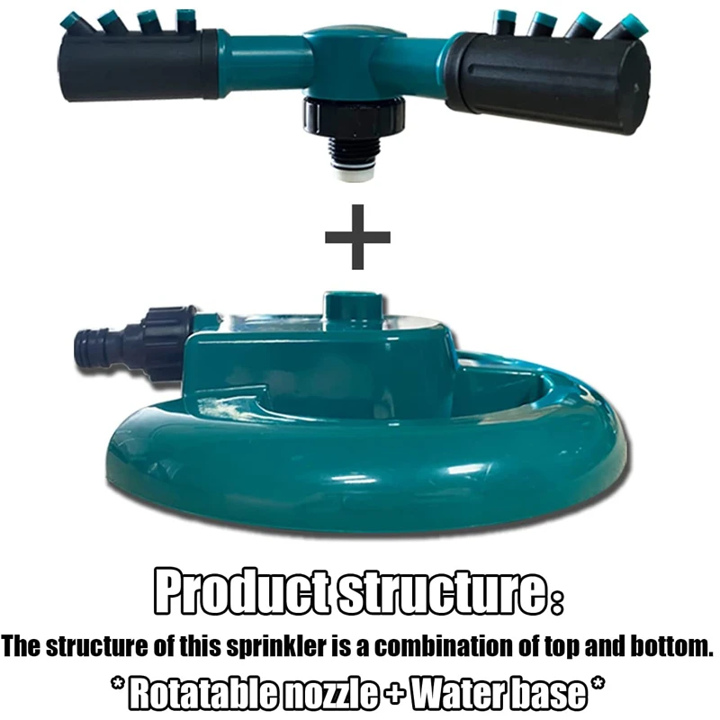 10pcs 360 Degree Plastic Vortex Water Sprinkler Garden Lawn Irrigation System for Farm and Farmland