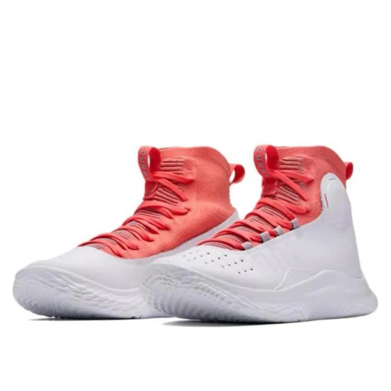 Under Armour Curry 4 shock-absorbing and wear-resistant mid top practical basketball shoes for men