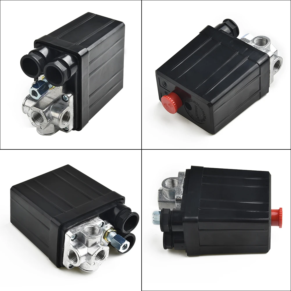Vertical Configuration NFA8 Mechanical Pressure Switch with Integrated Fourway Control Valve for Air Compressors 220/380V