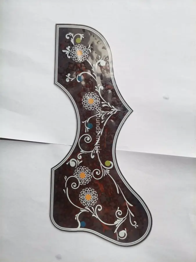 custom guitar pickguards for Jumbo size SJ200 limited edition guitar pickguard