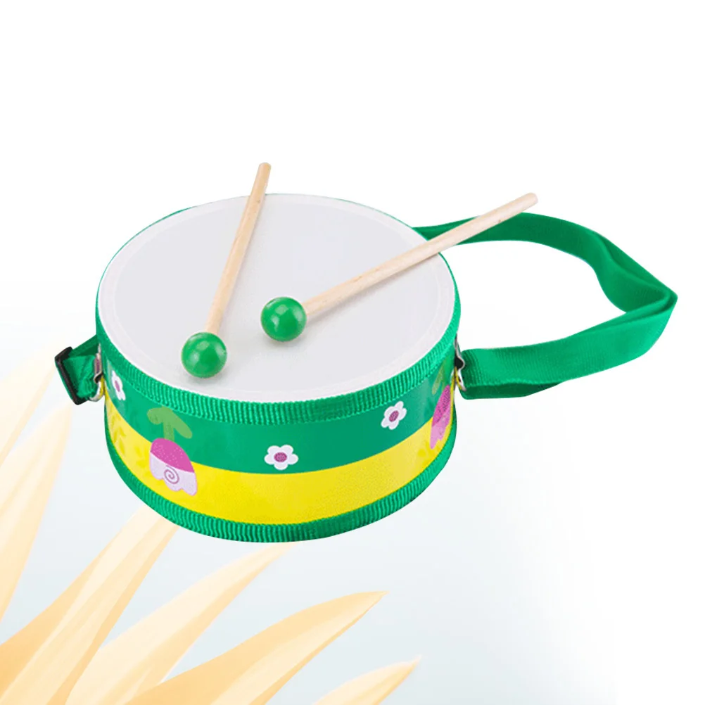 

Hand Double-Sided Wooden Music Educational Percussion Instrument With Adjustable Strap Smooth Handle Random Pattern Music