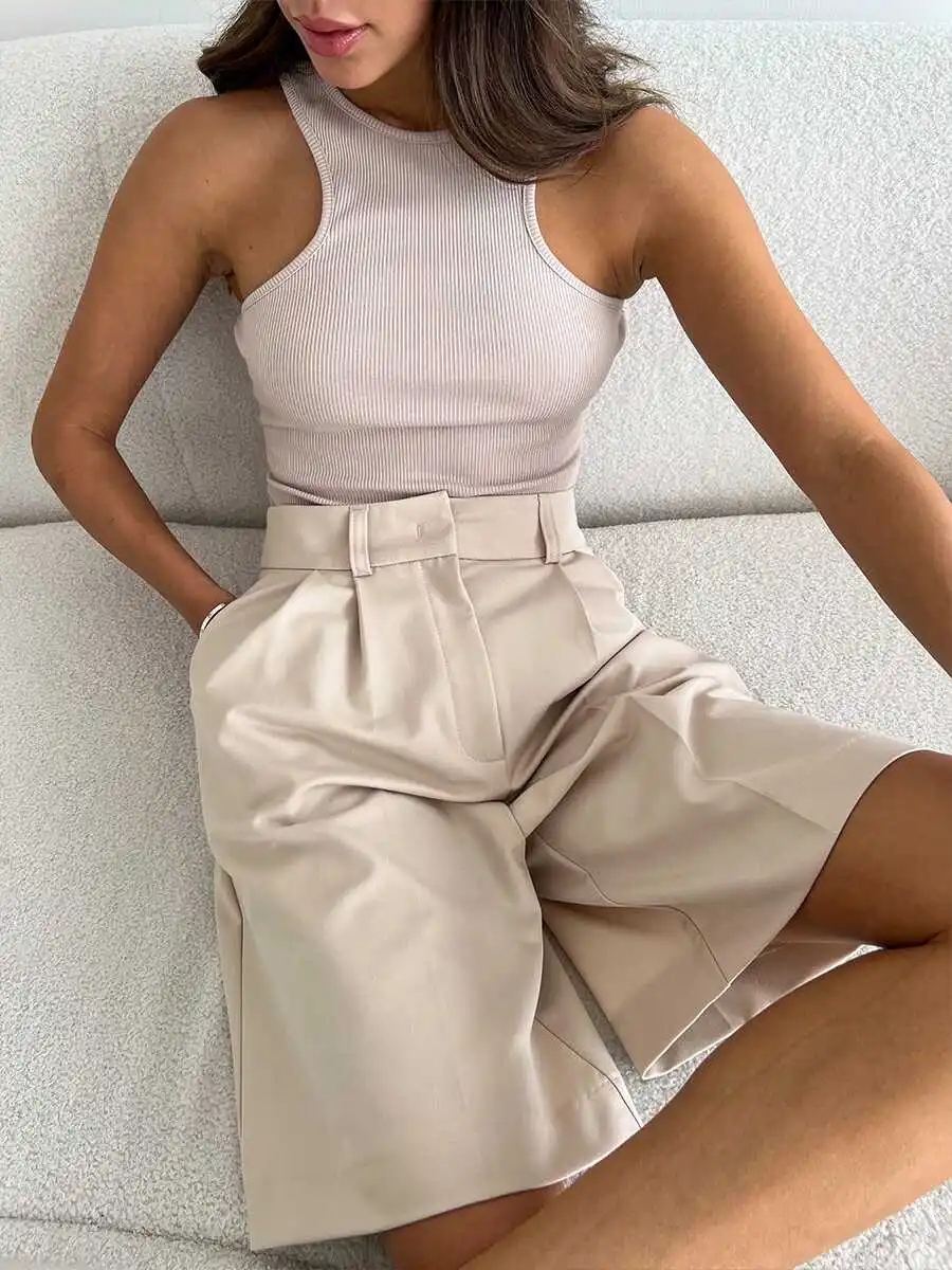 Ele Casual los vijfpuntspak orts Dames Faionable Loose orts Geschikt voor alle gelegenheden Zomer 2024