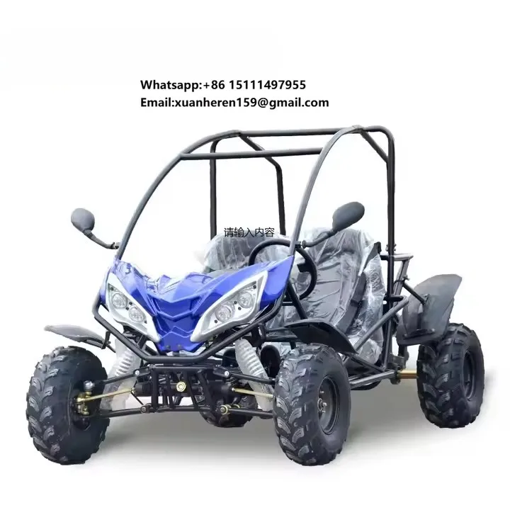 

off Road Trails Gas 2 Stroke Automatic Gear 125cc Chain Drive Racing 2 Person Buggy
