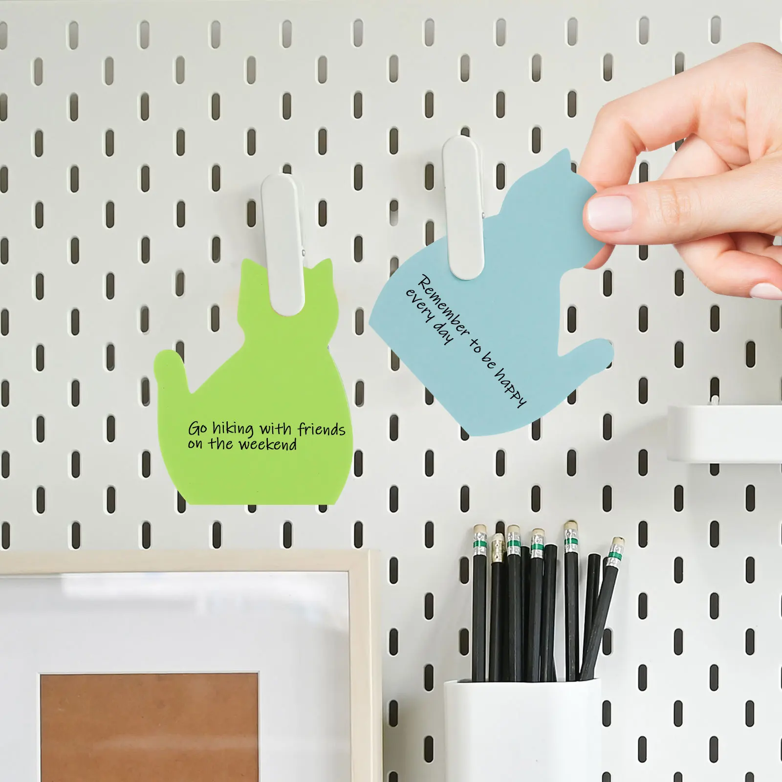 Bloc de notas autoadhesivo, notas de papel de Color adhesivas, suministros escolares para reuniones de oficina, accesorios de papelería bonitos, notas adhesivas, 8 Uds.