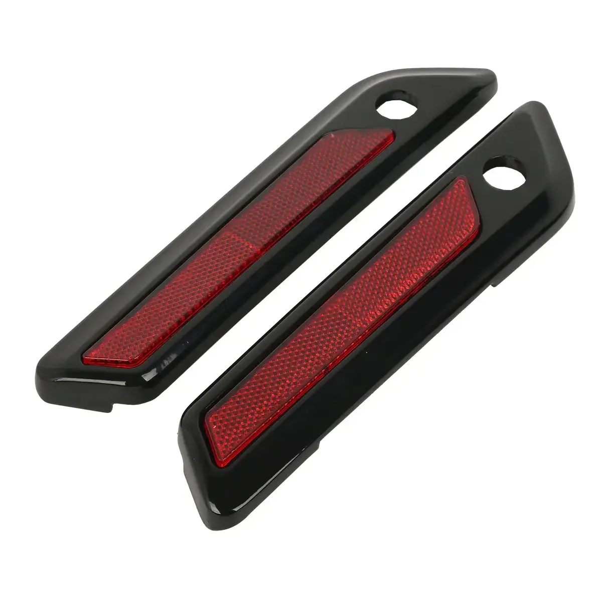 Cubiertas de pestillo de bisagra de alforja para Harley Touring Road King Electra Street Glide FLHT 2014-2020 2019