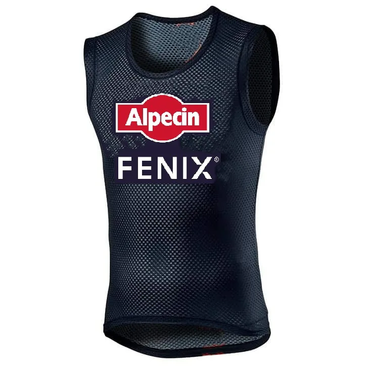 

2021 ALPECIN FENIX TEAM DARK BLUE ONLY SLEEVLESS BASE LAYER MESH UNDERWEAR VEST CYCLING JERSEY CYCLING WEAR SIZE XS-4XL