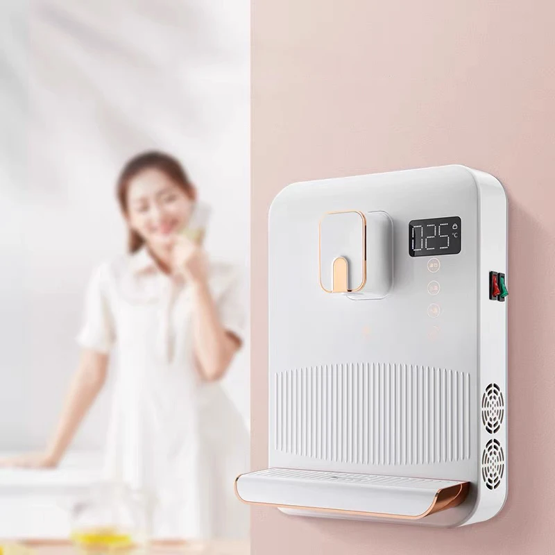 TY-LDR1738W آلة خط الأنابيب المنزلية المثبتة على الحائط الجليدية والدافئة والساخنة موزع الماء الساخن الفوري 2200 واط