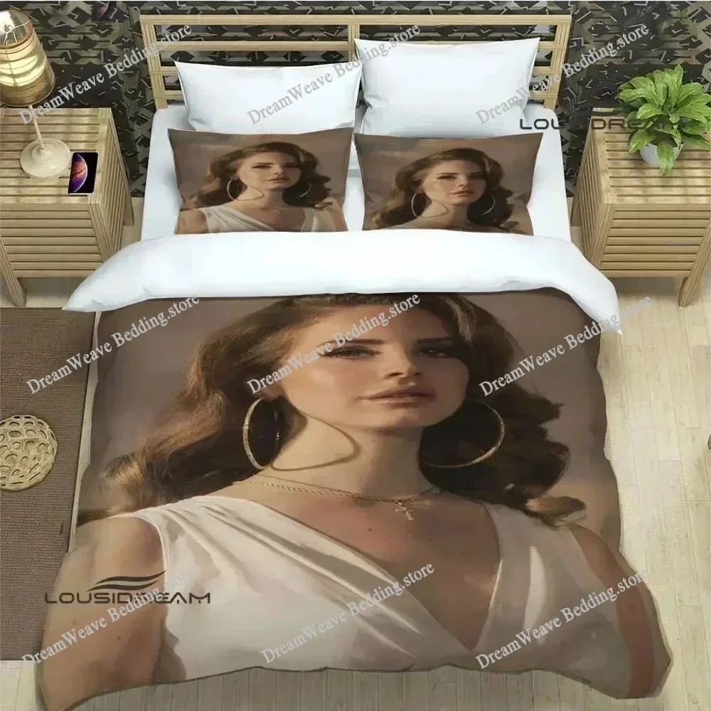 3D Lana Del Rey Printed Bedding Set Exquisite Bed Supplies Set Duvet Cover Bed Comforter Luxury Birthday Gift Quilt Cover963