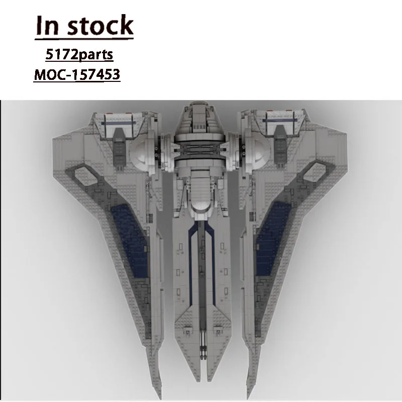 

MOC-157453 Movie Clip Outer Space Fighter Jet Building Block Model 5172 Parts Boys' and Children's Birthday Building Toy Gift